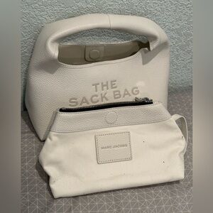 Marc Jacobs Cream Sack Bag and Pouch Set